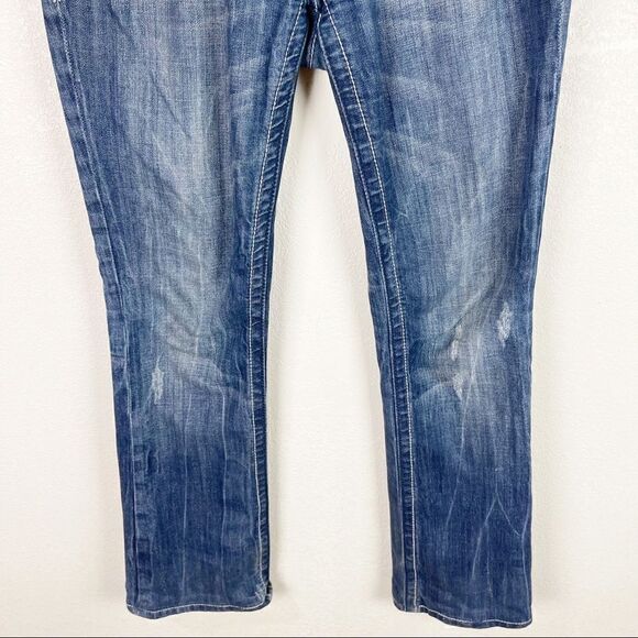 Miss Me Low Rise Bootcut Wing Denim Jeans 28 - Picture 4 of 10